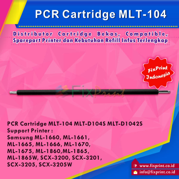 PCR Cartridge MLT-104 MLT-D104S MLT-D1042S- Printer Samsung FSB3651