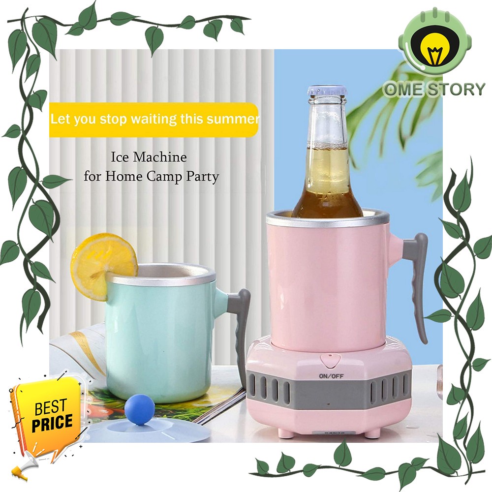 TRIPLEDI Cooling Cup Gelas Pendingin Elektrik 420ml Kulkas Fridge Mini Ice Maker Machine Portable Sm