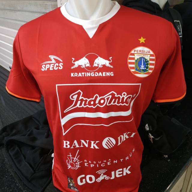 Jersey official home persija jakarta liga satu 2019 ready size s m L xl.