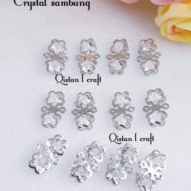 Crysta pita sambung 12pcs