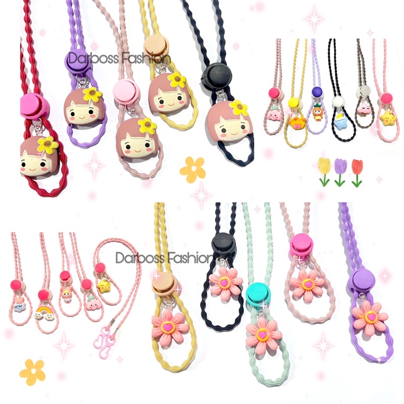 (PART 5 CR) Strap Masker anak dan Dewasa bisa CUSTOM NAMA / REQUEST NAM / pengait masker / strap masker 2 in 1 / Tali kalung masker / tali masker elastis / kalung masker anak / clay astronot / konektor masker hijab masker headloop / mask extender