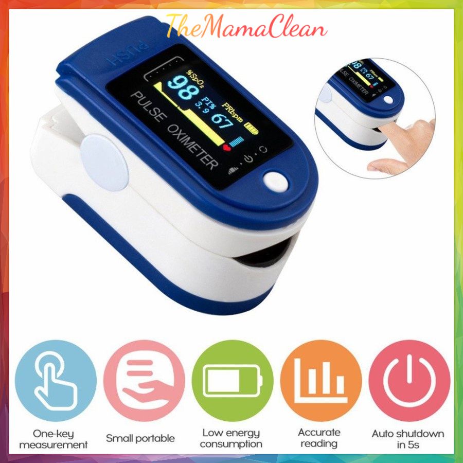 Fingertip Pulse Oxymeter Oximeter SPO2 LCD Full Colour LK88