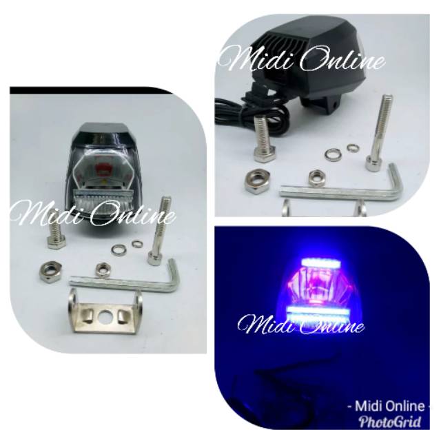 Lampu Tembak Sorot Plus Angel - Lampu Tembak 20 Watt - Lampu Tembak Plus USB