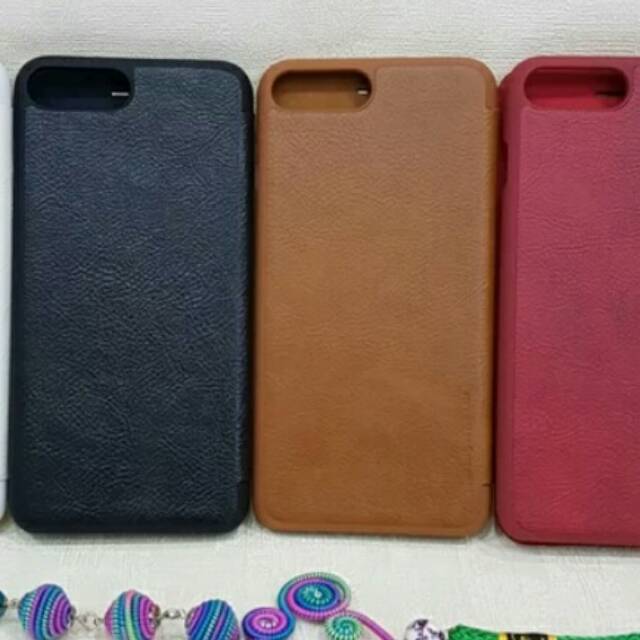 CASE LIPAT IPHONE 7PLUS & IPHONE 8PLUS -- Sarung Dompet Hp Berkualitas