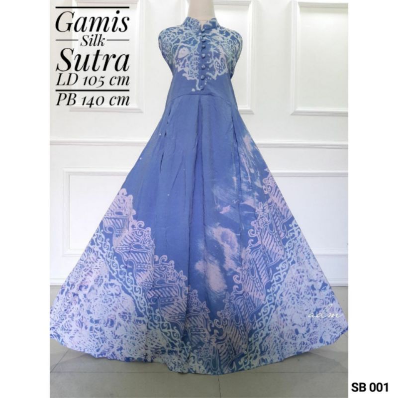 GAMIS SILK SUTRA PEKALONGAN