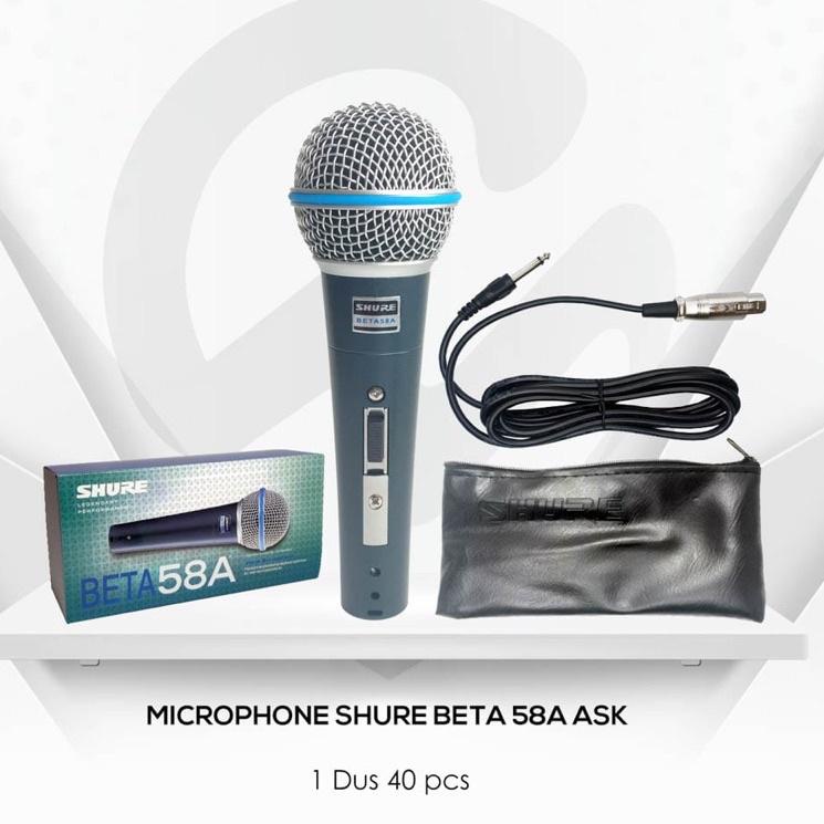 [KODE GVT8M] Mic Shure Beta 58A SK/S ON/OFF)