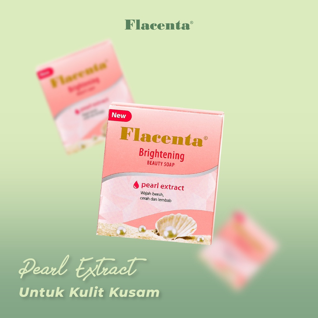 SABUN PLACENTA / FLACENTA BRIGHTENING BEAUTY SOAP