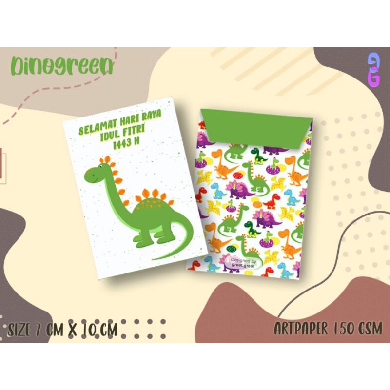 

Amplop Lebaran Dino Lucu