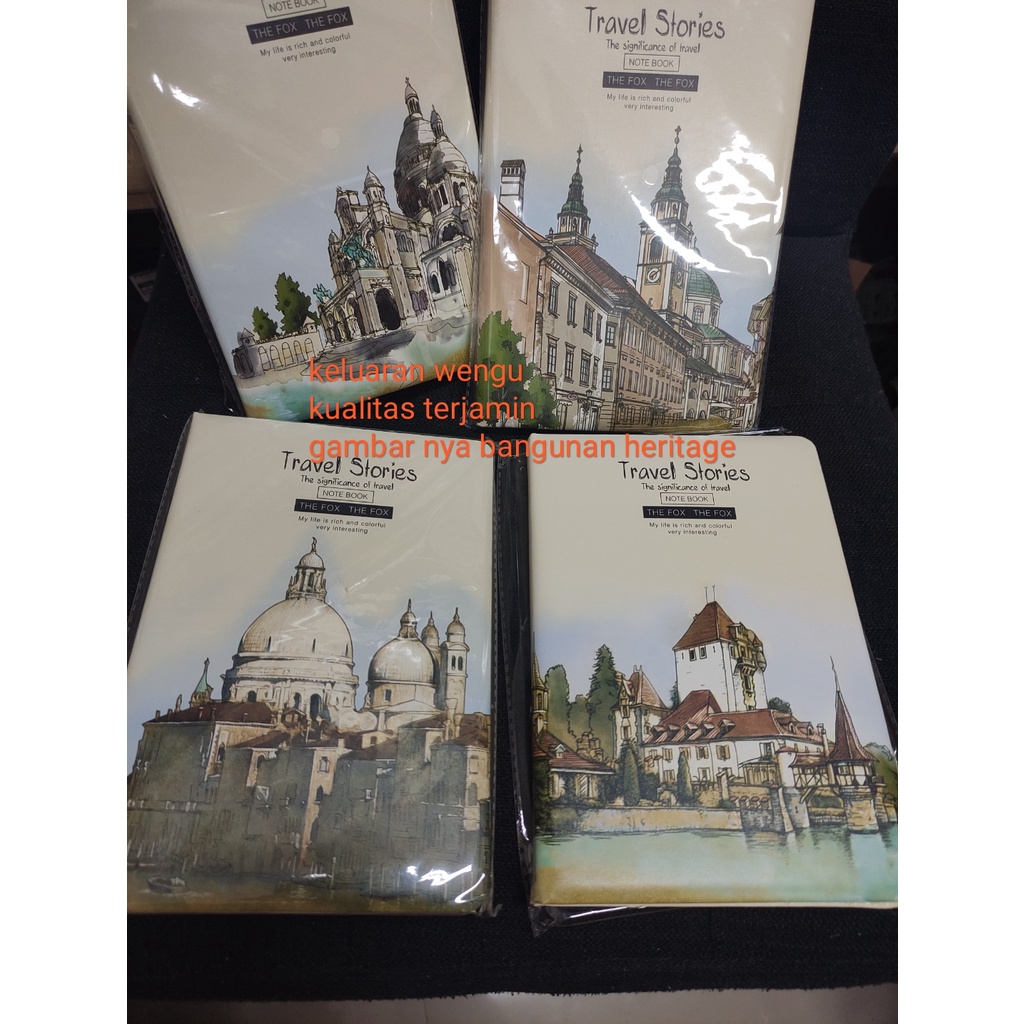 

buku agenda 25k travel stories heritage wengu cover kulit 98 lembar