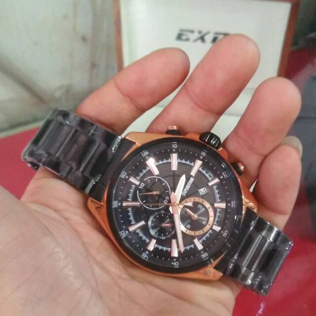 JAM TANGAN PRIA EXPEDITION RANTAI BLACK GOLD ORIGINAL