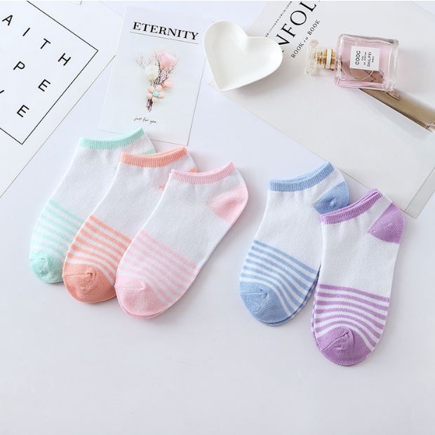 DF KK232 Kaos Kaki Fashion Wanita Kaos Kaki Pendek Korea Style Women Sock Import