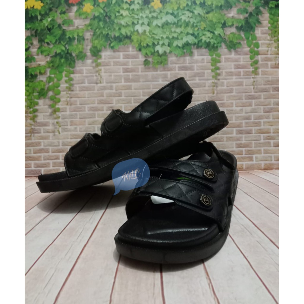 Balance 1728-X6B/ sandal karet jelly wanita sandal wedges perempuan terbaru ori produk impor