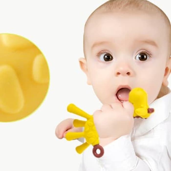 Teether Jerapah Mainan Gigit Bayi Giraffe teether BPA FREE Baby Grow