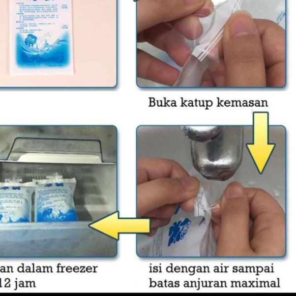 ✧ Grosir Ice Gel Bag 100ml/200ml/400ml/60ml / Ice Gel Pack - 100ml ▲