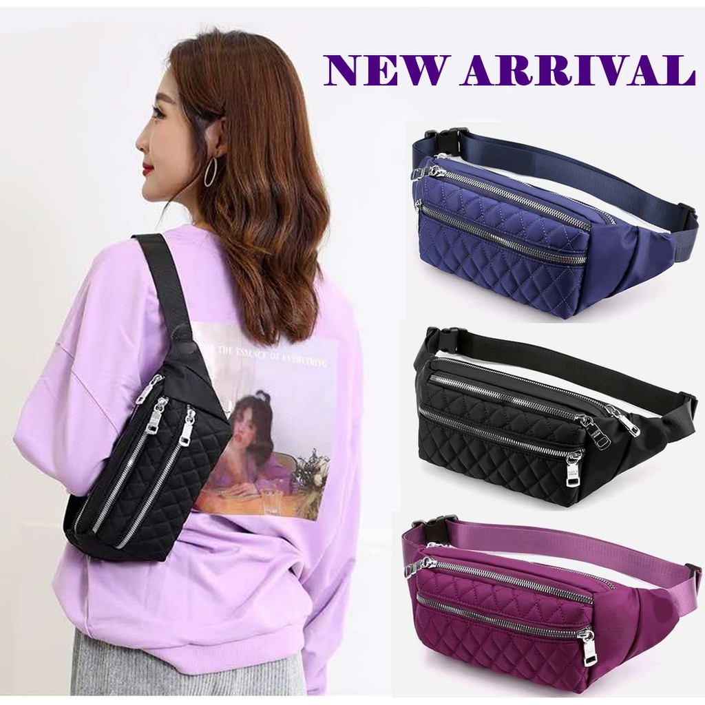  Tas  Wanita  Import Pinggang Selempang  Waistbag Waist Bag 