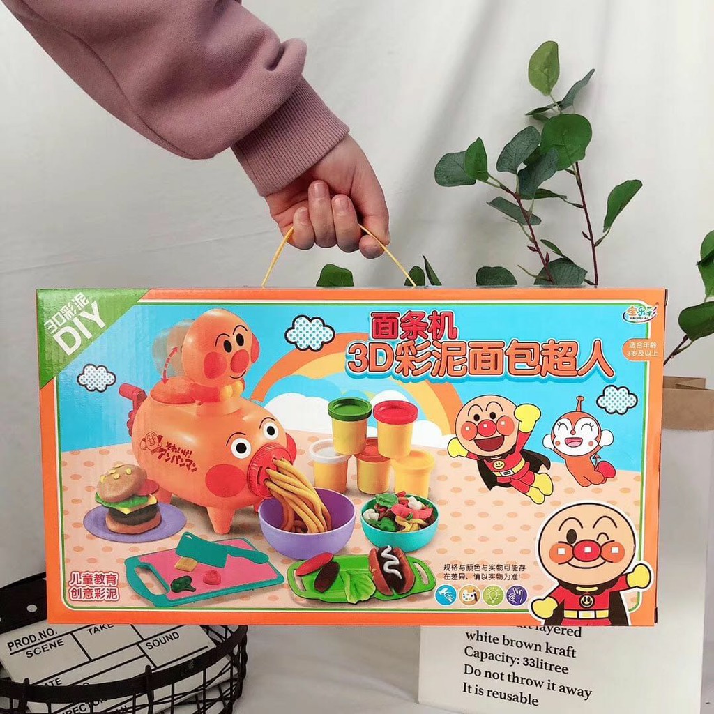 CR MB141 Mainan Anak DIY Plastisin Pasta Mesin Mie Babi CR MB141 Mainan Anak DIY Plastisin Pasta Mesin Mie Babi