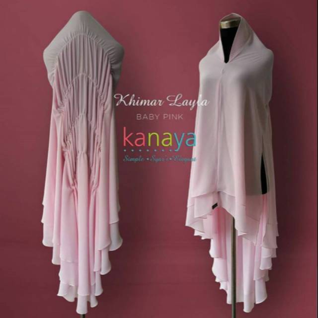 ❌❌ SOLD ❌❌Preloved khimar layla by kanaya boutique