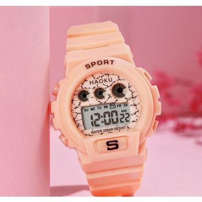 ✅COD Jam Tangan Wanita Rubber Sport Digital LED 6900 JF082