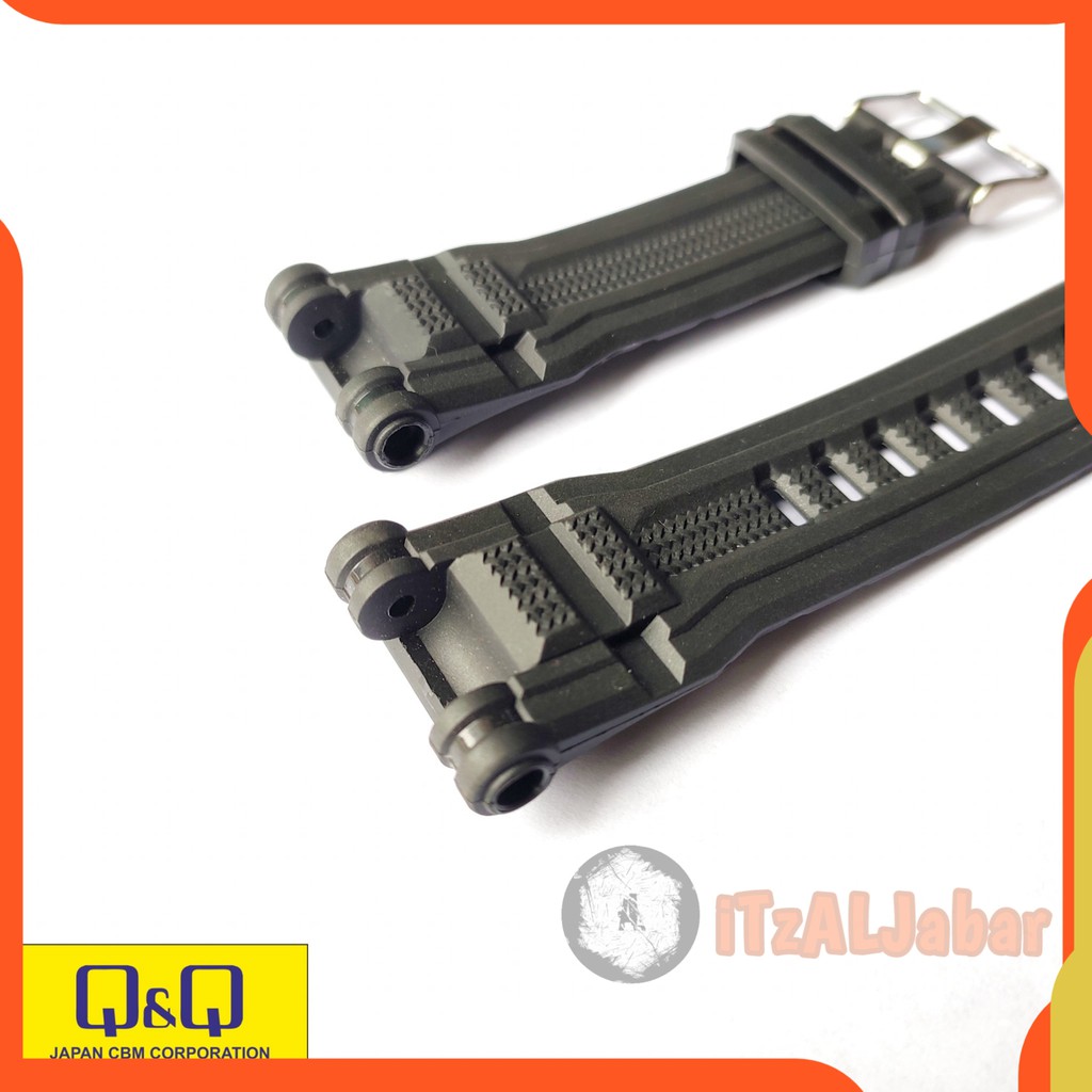 Tali jam tangan Q&amp;Q M161 Rubber strap Tali jam QQ M 161