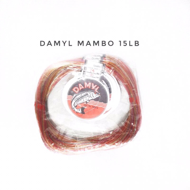 Senar Damyl Damil Mambo 15lb, Diameter 0.40mm 300M Nylon Pancing