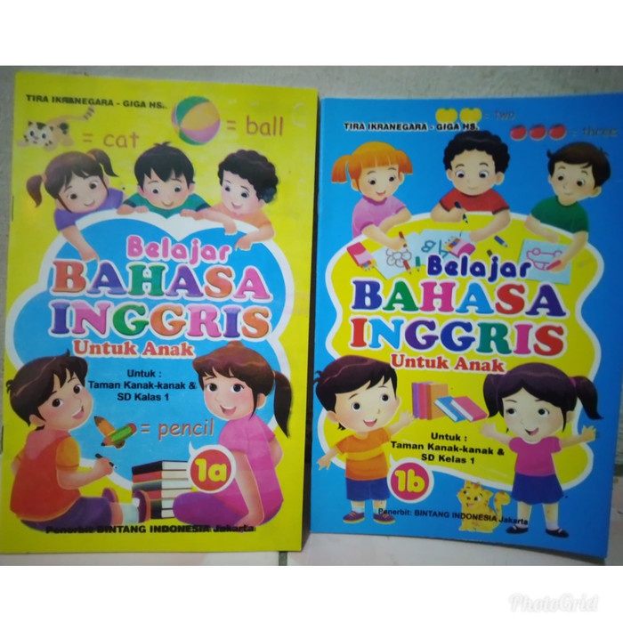 BUKU BAHASA INGGRIS ( JILID 1&2 ) / Inggris Anak  Anak