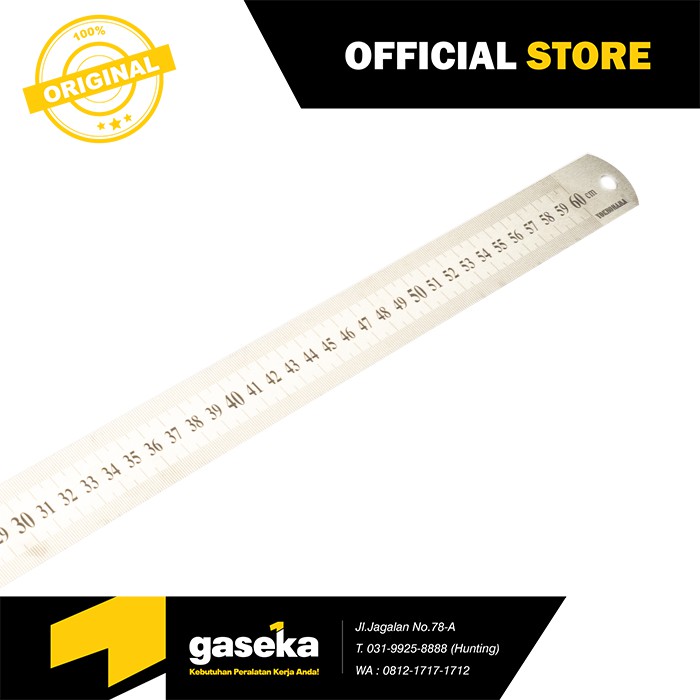 

PENGGARIS BESI 60 CM / RULER STAINLESS 60 CM YOKHOHAMA