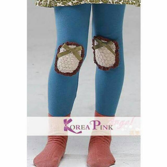 Celana Legging Anak Cewek Korean Blue