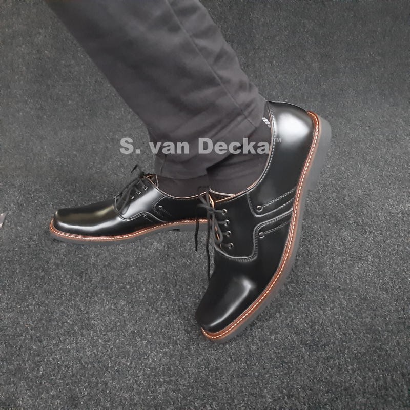 S. van Decka Sepatu Pantofel Pria  Sepatu Kulit Kerja Kantor KA01