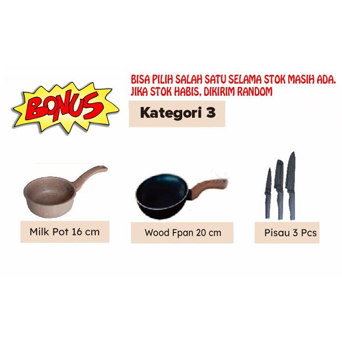 SIGNORA New Steam Wok 32 CM + Bonus Kategori 3