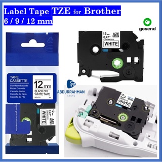 Label Tape 8m TZE 241 641 251 261 651 661 211 611 221 231 621 631 TZE-241-641-251-261-651-661-211-611-221-231-621-631 Printer Brother 6 9 12 18 24 mm 6mm 9mm 12mm 18mm 24mm