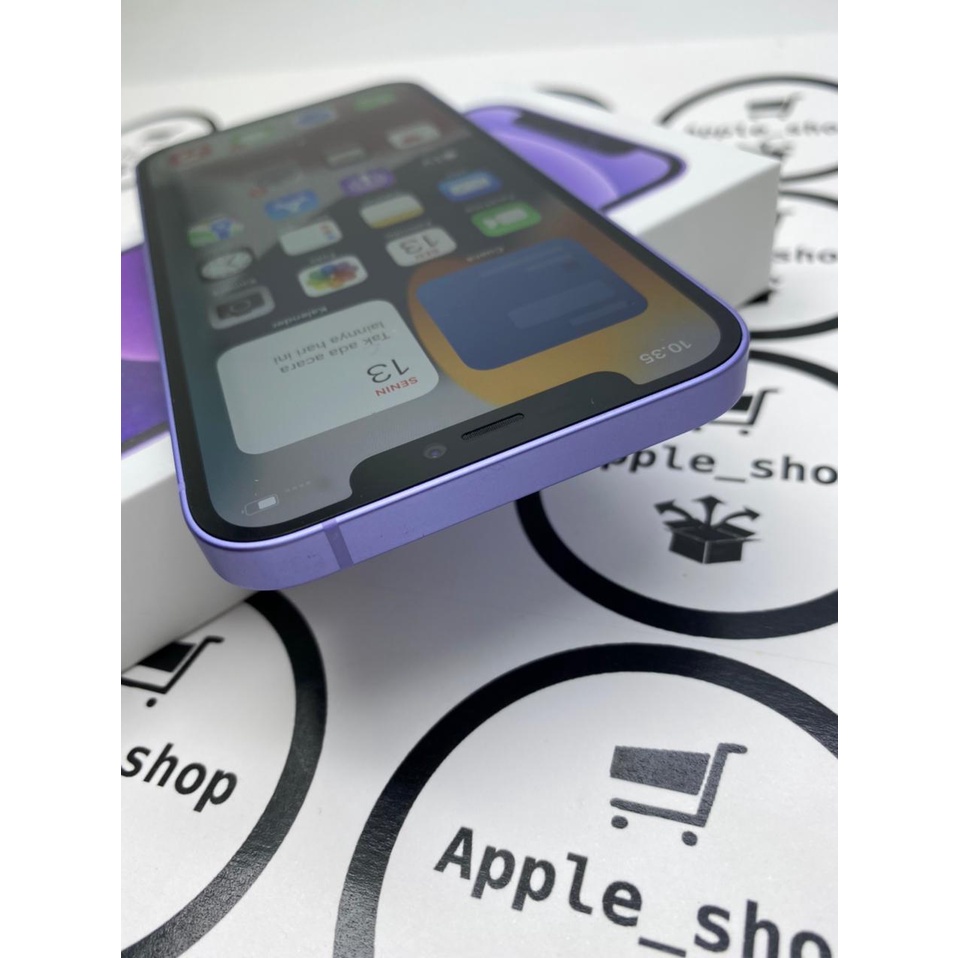 Iphone 12 64gb purple Lcd Original Mulus Original Bukan Refurbish / Rekondisi