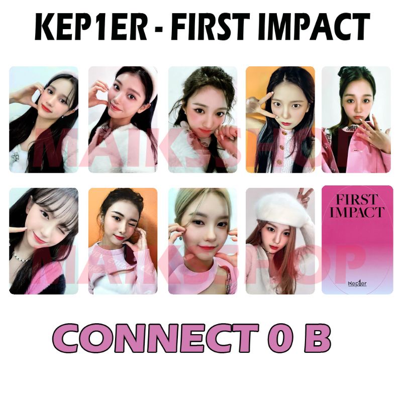 Kep1er First Impact Photocard Kpop