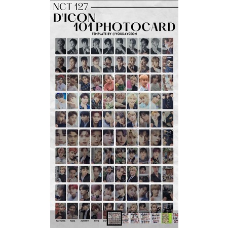 SHARING DICON NCT 127 JAEHYUN TAEIL TAEYONG YUTA DOYOUNG JUNGWOO