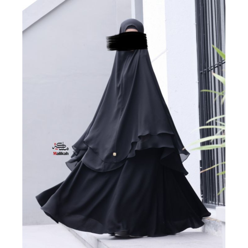 Khimar chiffon silk by malikah