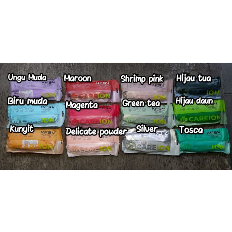 Masker KF94 Careion 4 ply protective face mask