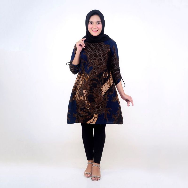 TUNIK BATIK WANITA BAJU WANITA BAJU GURU BAJU KANTOR