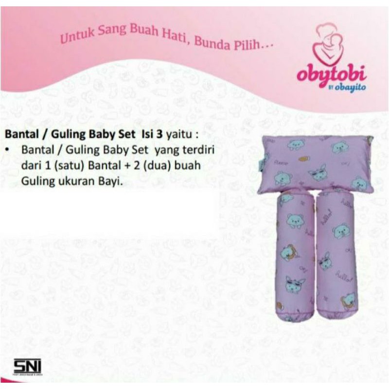 Obytobi Bantal Baby Set - Isi 3