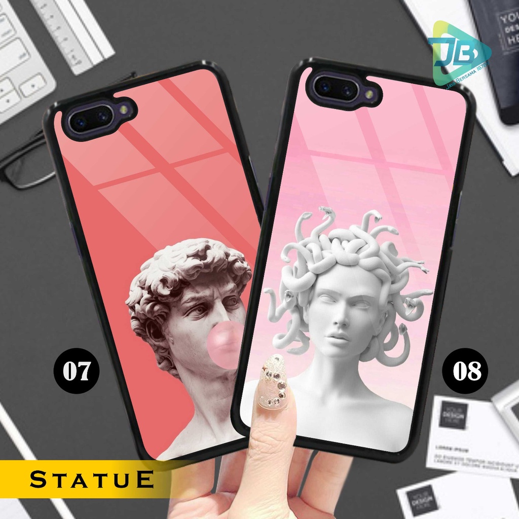 HARDCASE 2D GLOSSY STATUE OPPO VIVO XIAOMI SAMSUNG REALME IPHONE ALL TYPE JB4698