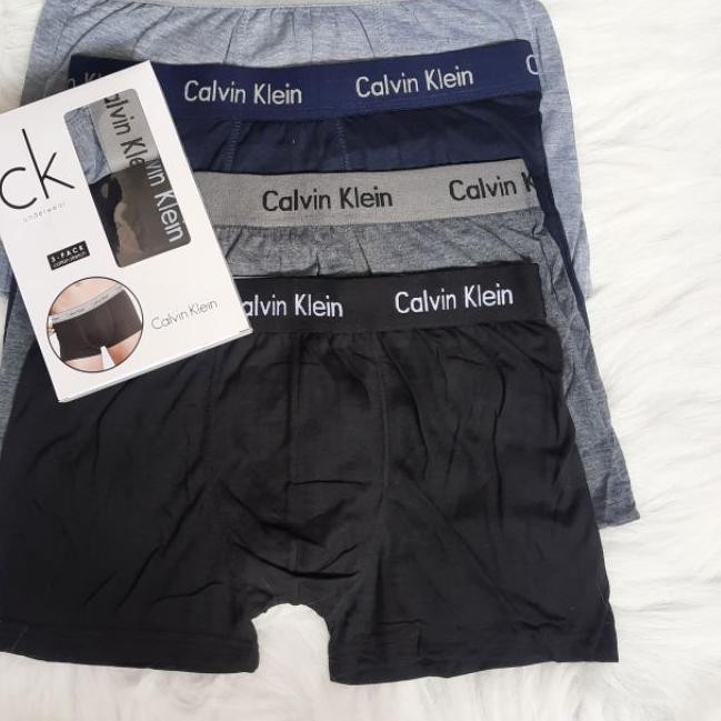 ➧ 3pcs|celana dalam pria boxer / celana dalam boxer pria /cd boxer pria ckwhite ✺