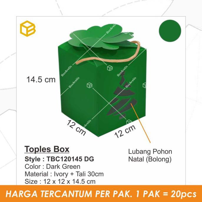 

Populer] Natal /Christmas /Kotak /Giftbox /Toplesbox /Cookies - Tc - Tbc120145 - Hijau