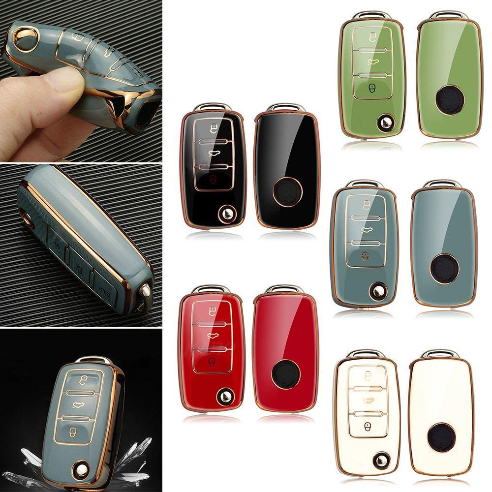 Preva Remote Key Case Soft TPU Pelindung Aksesoris Mobil Key Fob Cover