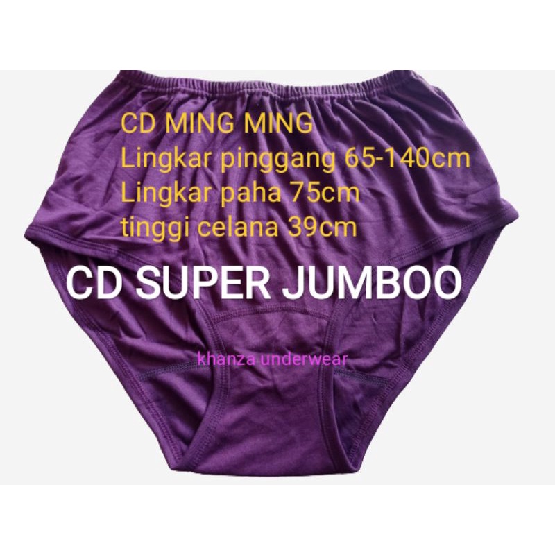 CD SUPER JUMBO Celana Dalam BIG SIZE JUMBO Perempuan Undies