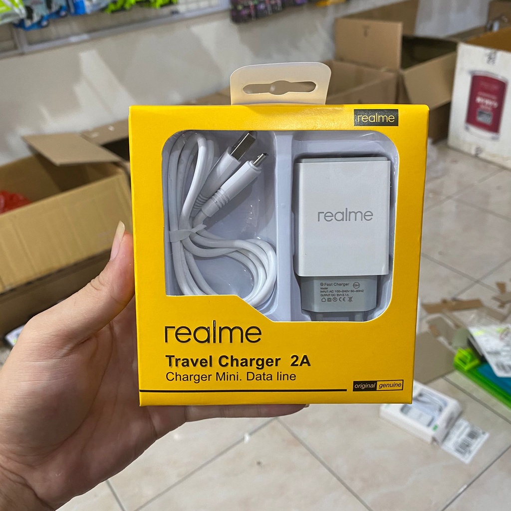 [SO] Tc Travel Charger Brand Mini Realme Ori 99% 2A Real Kwalitas Baguss
