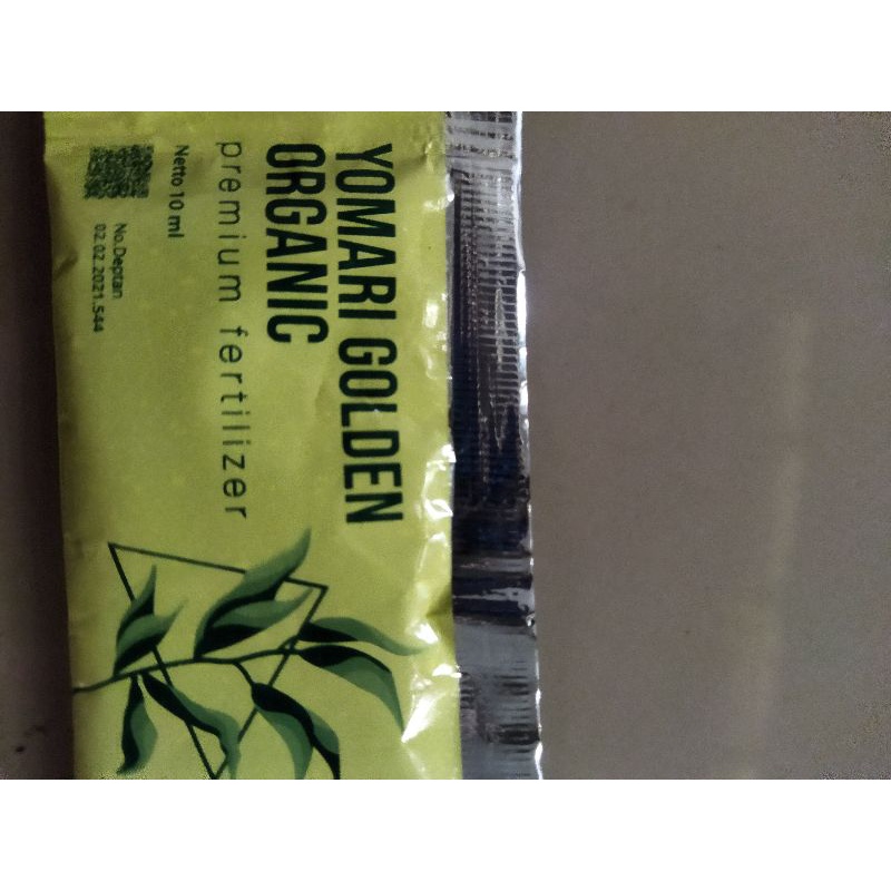 PUPUK SUPER ORGANIK YGO YOMARI GOLDEN ORGANIC SACHET Ready