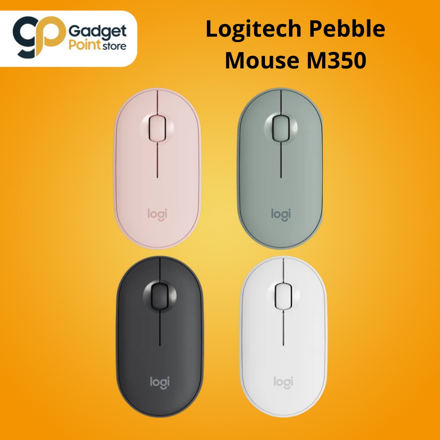 Wireless Mouse | Logitech Pebble Wireless Bluetooth Mouse M350 - Garansi Resmi 1Th