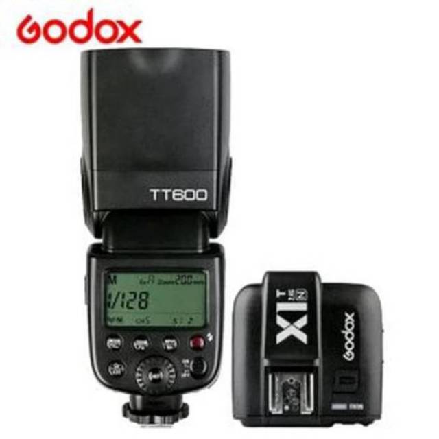 Jual PAKET FLASH GODOX TT600 PLUS TRIGGER X1T TTL FOR NIKON Shopee