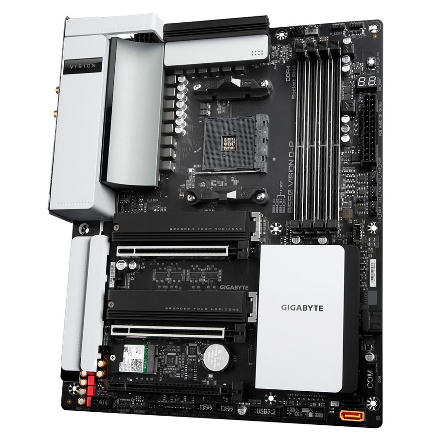 Gigabyte B550 Vision D-P (AM4, AMD Promontory B550, DDR4, USB3.2)