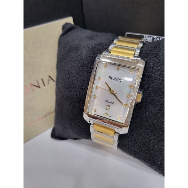 Jam tangan pria Bonia B958-1157V Diamond Asli Original Garansi Resmi