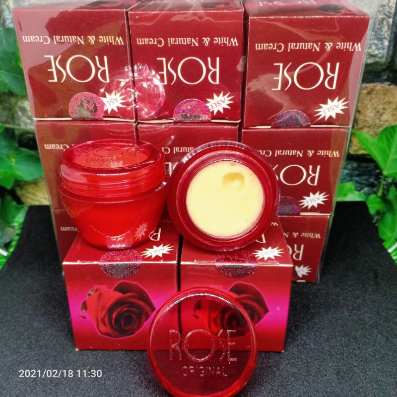 [12 pcs] CREAM ROSE TIMBUL HOLO PINK MURAH