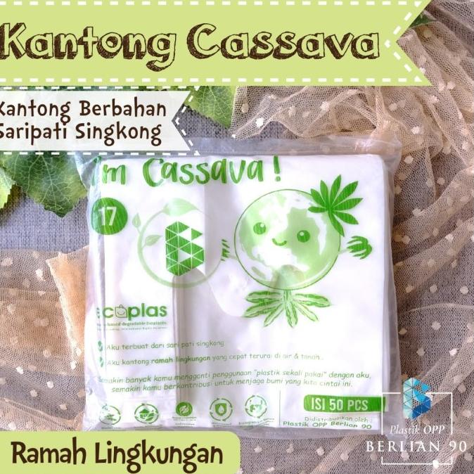 

Silahkan Order] Kantong Singkong No17 / Kantong Plastik Ramah Lingkungan / Cassava Bag